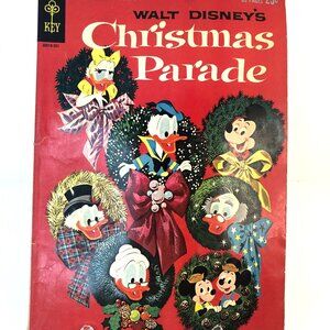 RARE Vintage Walt Disney's Christmas Parade #1 Comic Book 1962 Gold Key 80 Pages
